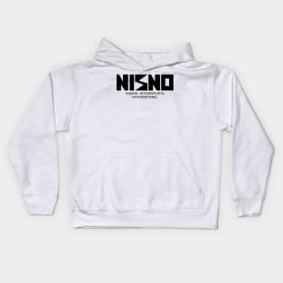 NISNO Initial D NISMO Old Logo Spoof Black Kids Hoodie